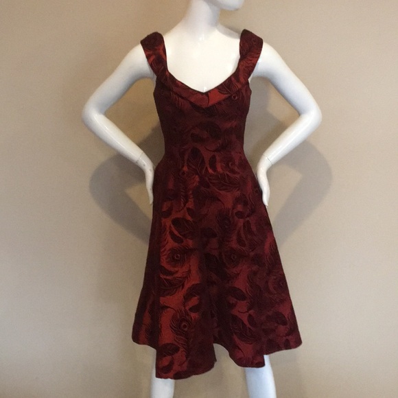Dark Red Cocktail Dress